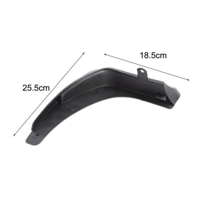 4Pcs/Set LB-SY-533 Car Mudguard Durable Anti-freezing-Black