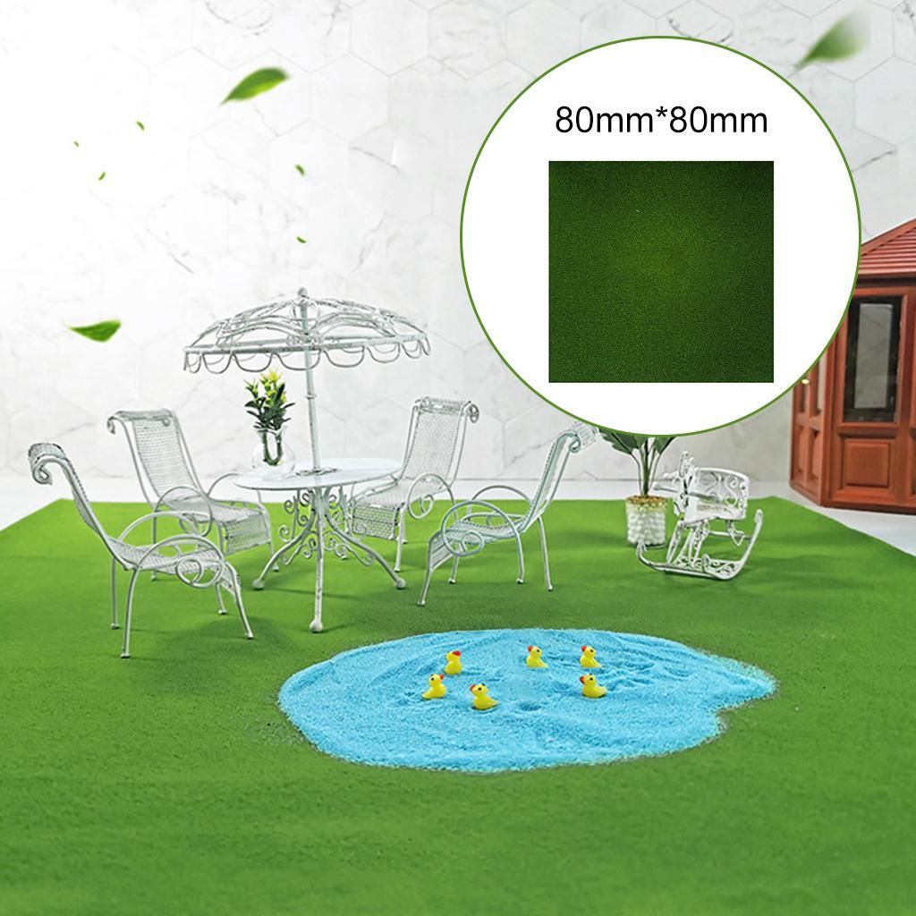 Artificial Garden Grass Mat Fairy Grass Lawn Turf Grass For Model