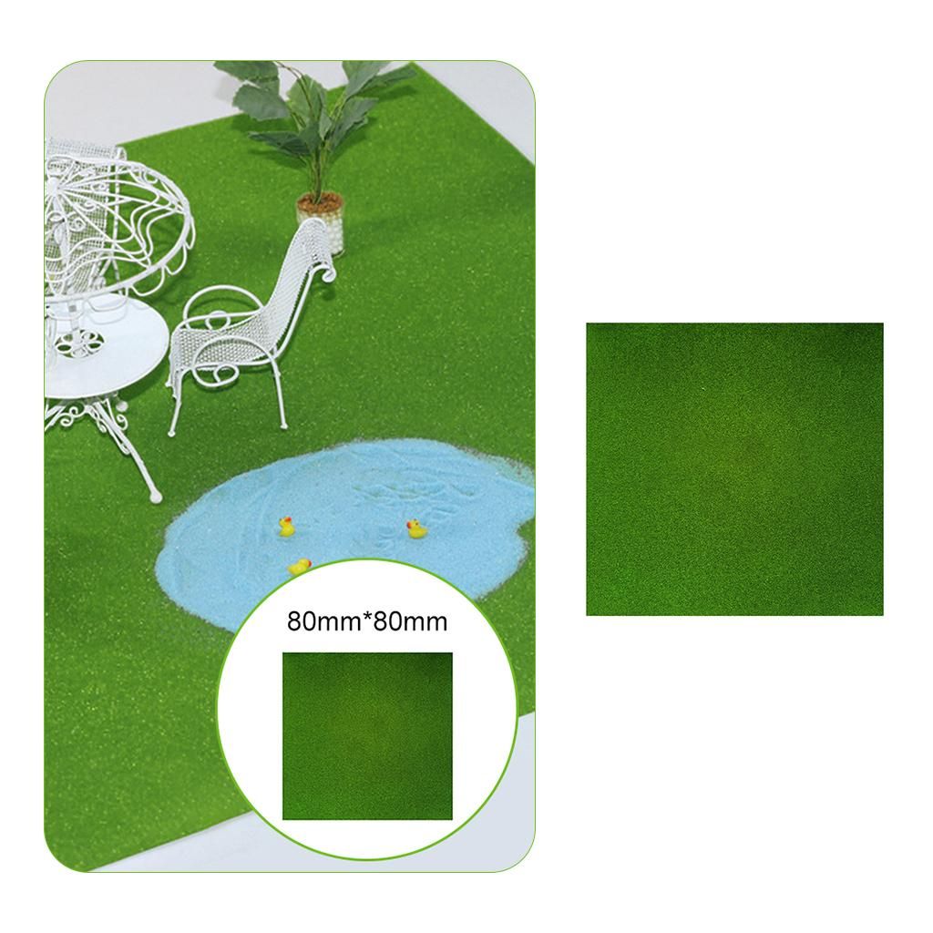 Artificial Garden Grass Mat Fairy Grass Lawn Turf Grass For Model