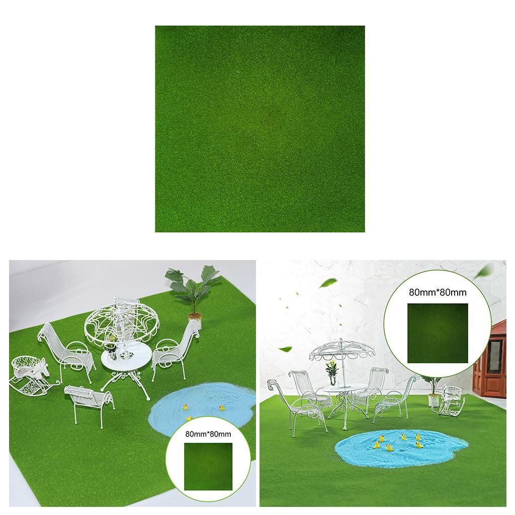 Artificial Garden Grass Mat Fairy Grass Lawn Turf Grass For Model