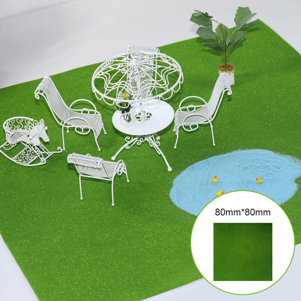 Artificial Garden Grass Mat Fairy Grass Lawn Turf Grass For Model