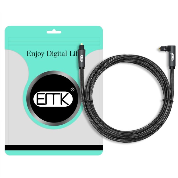 EMK Optical Audio Cable 3m(Black)