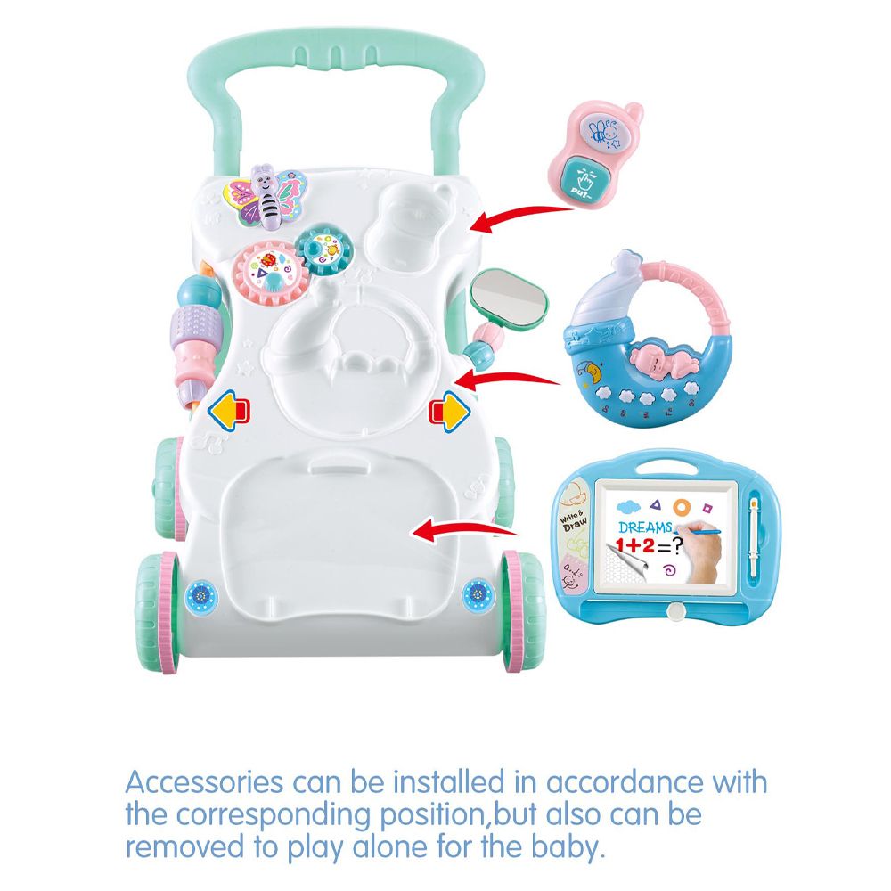 Baby Walker Multifuctional Toddler Walker Sit-to-Stand