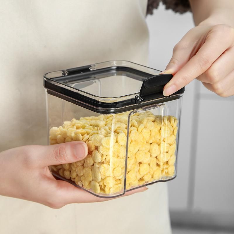 Food Storage Containers Set Box Organizer Storage Jars for Cereals Jar for Bulk Plastic Jars with Lid Money Boxes for Spices