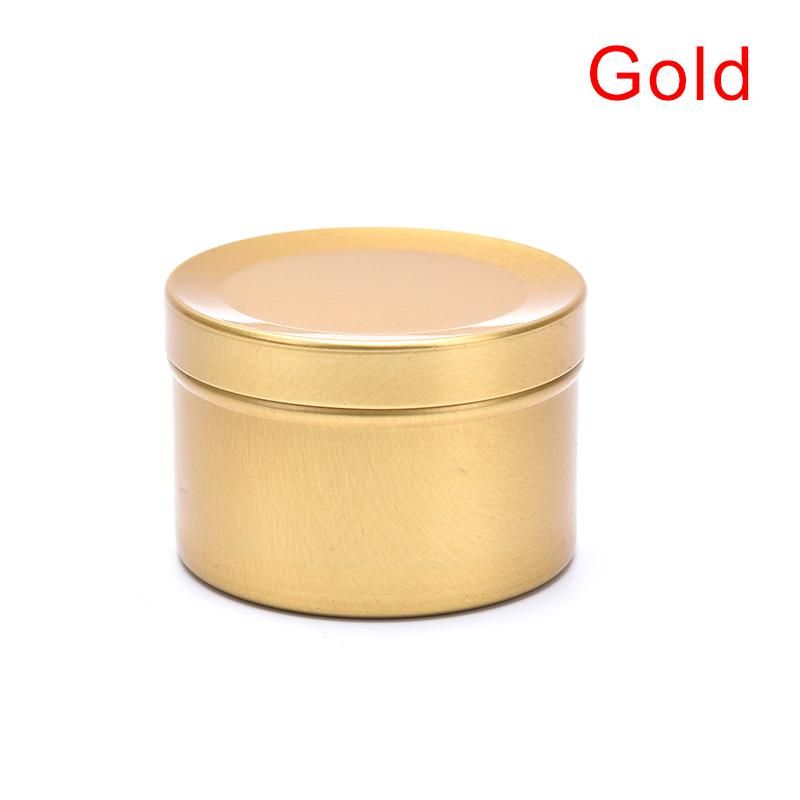 1PC  Luxury Candle Jars with Lid Bulk Round Candle Container Tins Empty Storage Box for DIY Salves Skin Care Beauty Samples