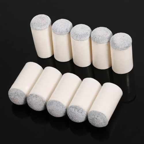 100PCS Slip-on Pool Cue Tips Billiard Cue Ferrules Billiard