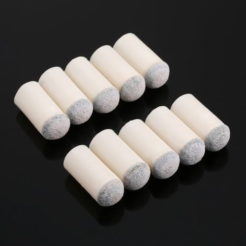 100PCS Slip-on Pool Cue Tips Billiard Cue Ferrules Billiard