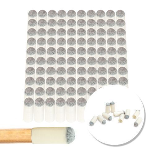 100PCS Slip-on Pool Cue Tips Billiard Cue Ferrules Billiard