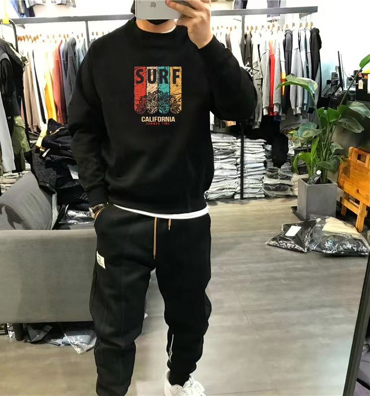 Men's Black Surf Sweatshirt