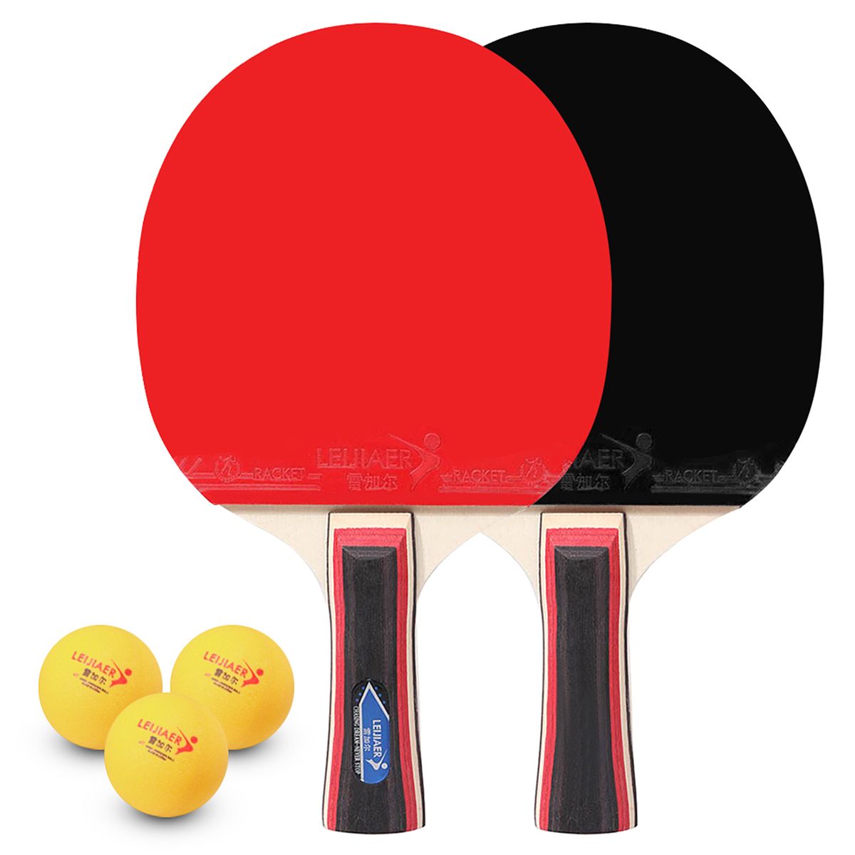 Table Tennis 2 Player Set 2 Table Tennis Bats Rackets With