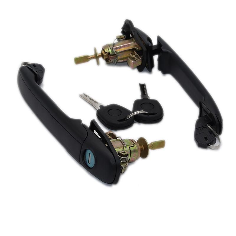 6K0837205 6K0837206 FRONT LEFT RIGHT DOOR HANDLE WITH LOCK BARREL FOR FORD GALAXY 1995-2006 33MM PIN LENGTH
