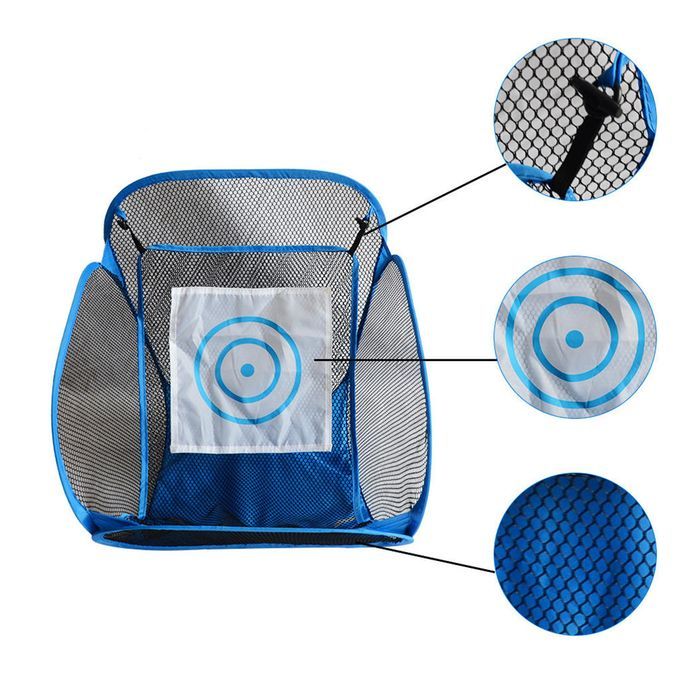 Golf Practice Net Yard Lawn Hitting Net Foldable Chiping Net Blue