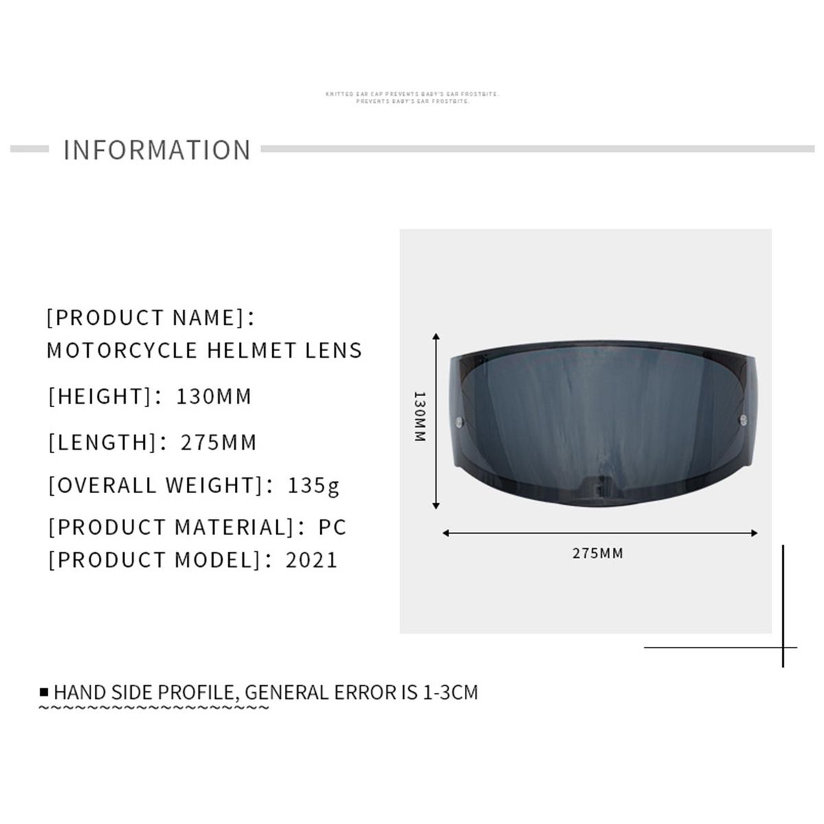Motorcycle Anti-UV Anti-Scratch Helmets Lens Fashion Visor Wind Shield Lens Replacement for LS2 FF320 328 353 800