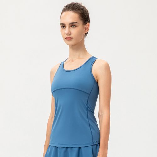 Womens Fitness Tank Top Running Vest Casual Gym Sleeveless Sportswear