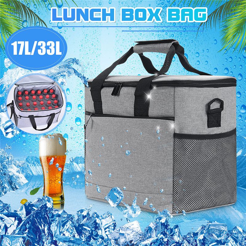 ?17L/33L?(Oxford Fabric) Insulated Lunch Bag Thermal Cooler
