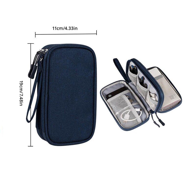 1pc Travel Portable Digital Product Storage Bag USB Data