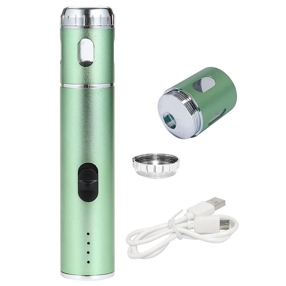 Electric Portable  USB Rechargeable Spice Multipurpose for Fluffy Product and the Kitchen Grinding Green