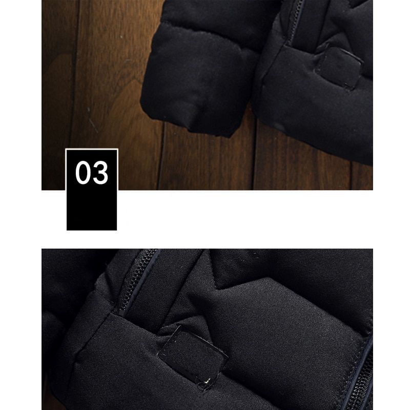 Mountainskin Winter Men Jacket Men's Casual Thicken Warm Cotton Jacket Slim Clothes Youth Soild Jacket Men's Wear SA743