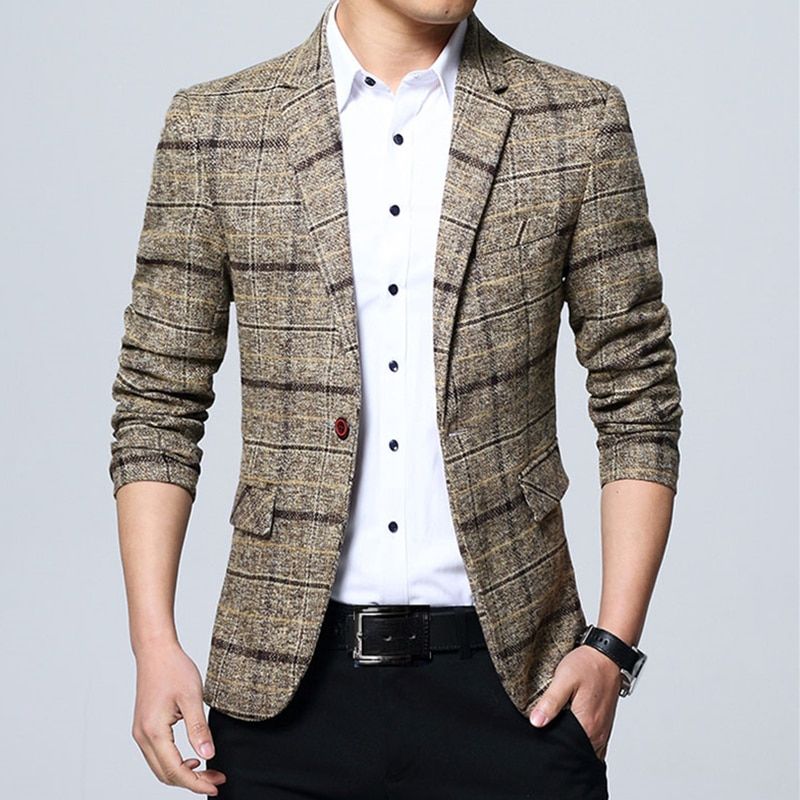 Blazers Men Jackets Arrival Male Blazers Plus Size 5XL Slim Fit Coat Mens Blazer Jacket Men