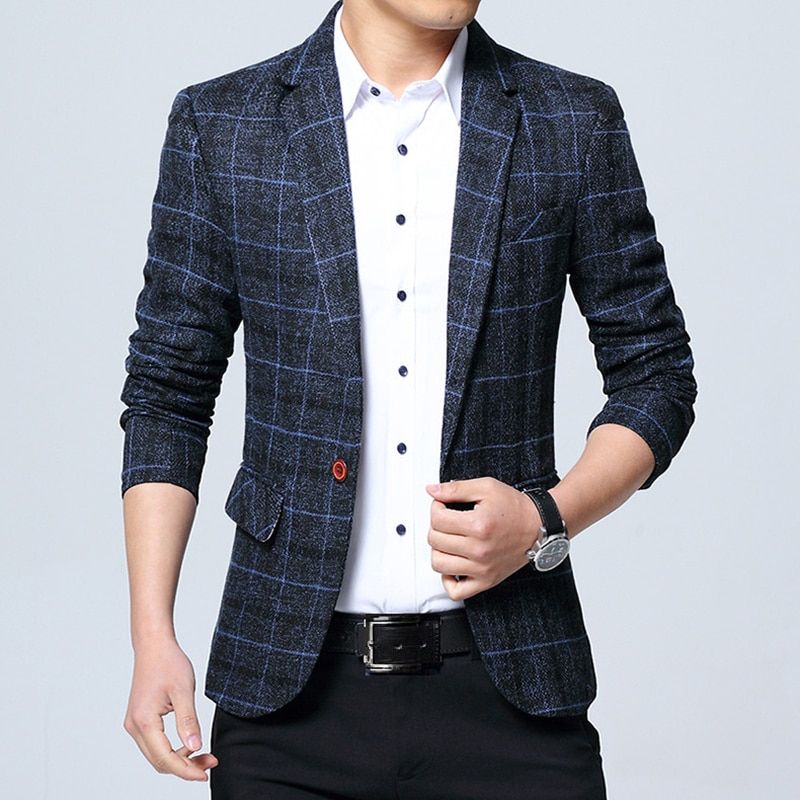 Blazers Men Jackets Arrival Male Blazers Plus Size 5XL Slim Fit Coat Mens Blazer Jacket Men