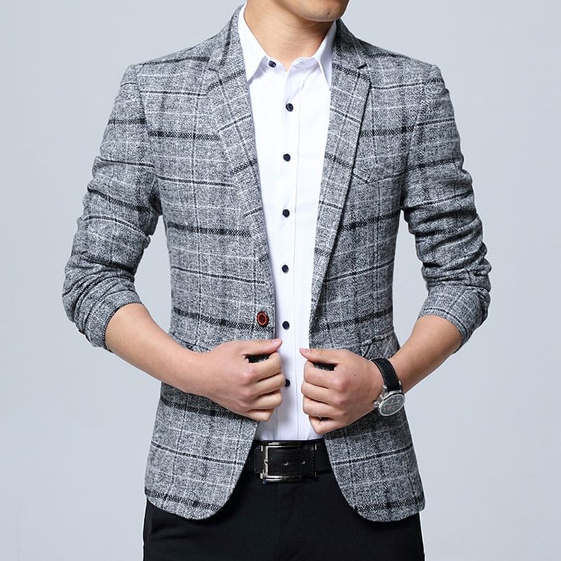 Blazers Men Jackets Arrival Male Blazers Plus Size 5XL Slim Fit Coat Mens Blazer Jacket Men