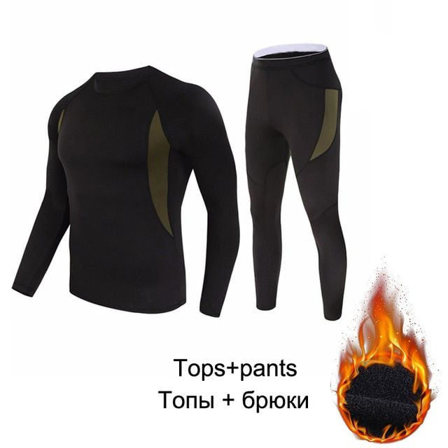 Men's Thermal Underwear Suit Men's Long Sleeve Underwear