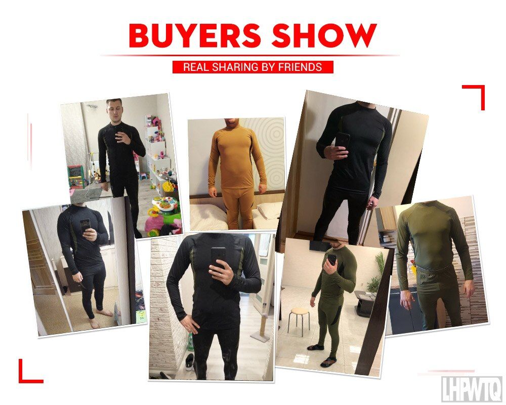 Men's Thermal Underwear Suit Men's Long Sleeve Underwear
