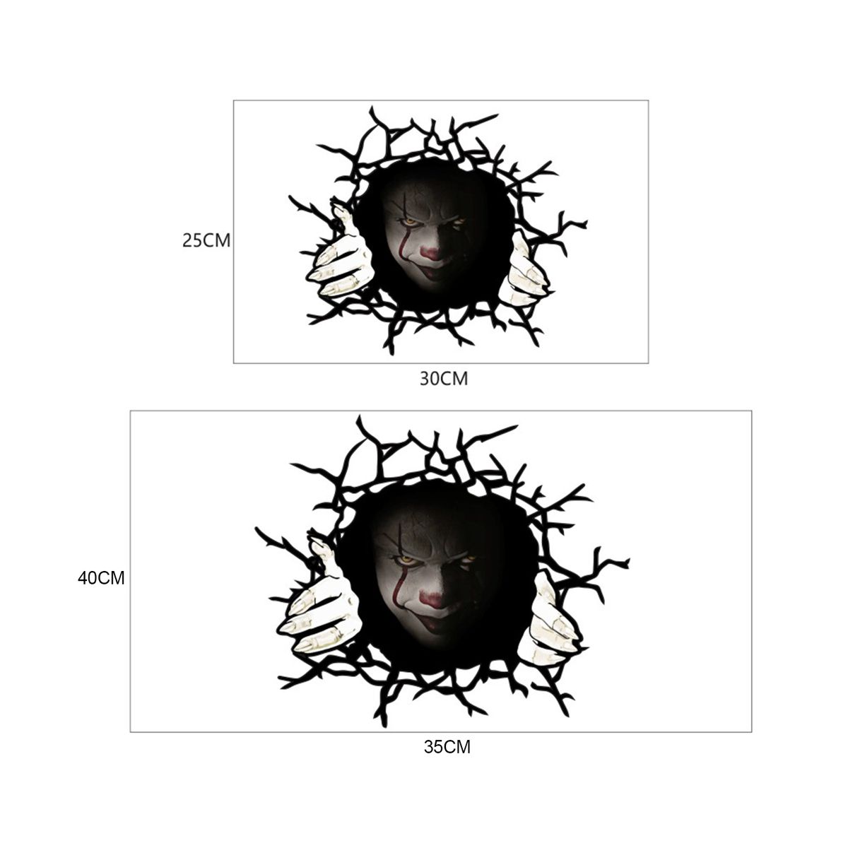Happy Halloween Car Door Car Window Sticker Stickers Horror