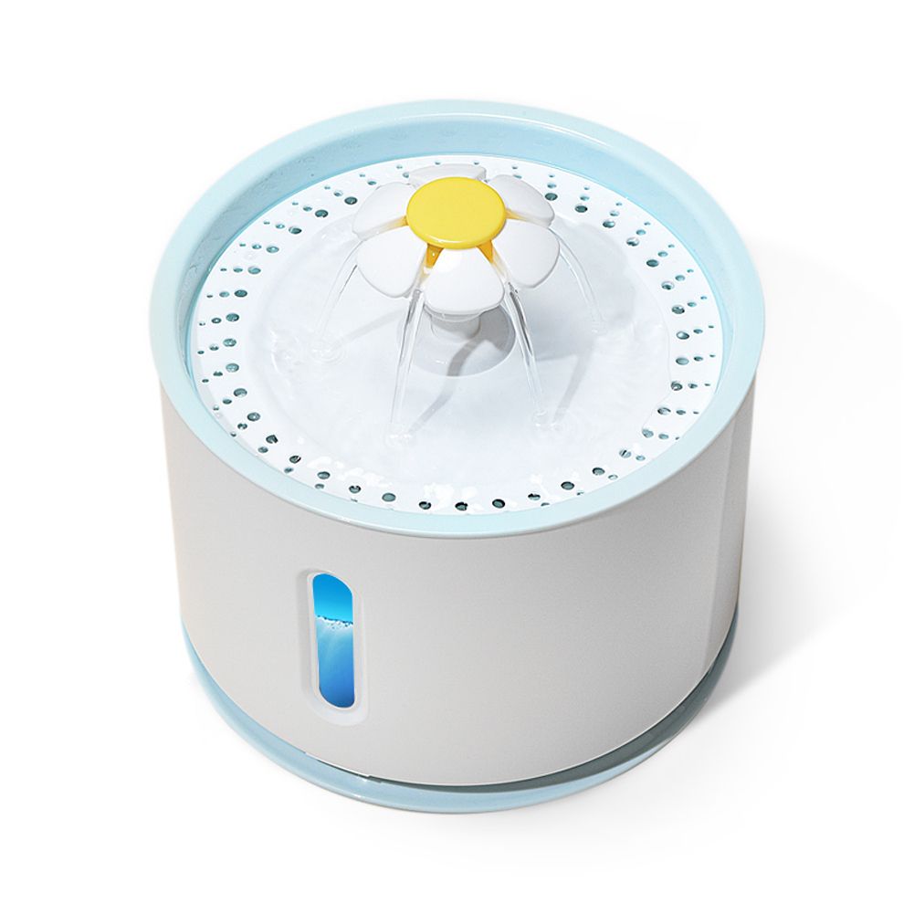 2.4L Automatic Pet Water Fountain With LED Electric USB Dog