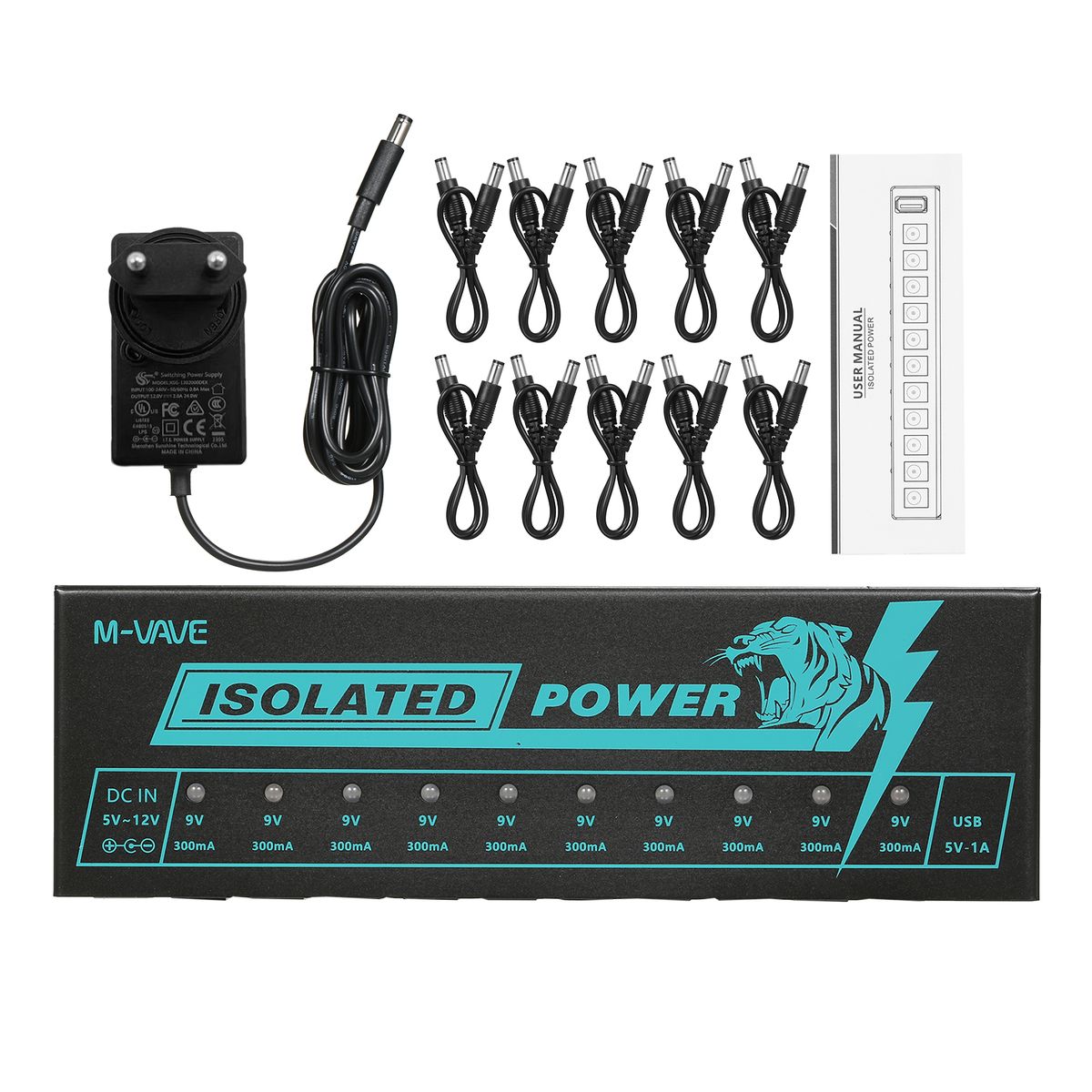 M-VAVE Guitar Pedal  Guitar Effector  Supply 10 Isolated
