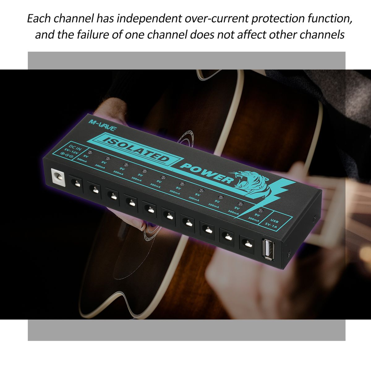 M-VAVE Guitar Pedal  Guitar Effector  Supply 10 Isolated