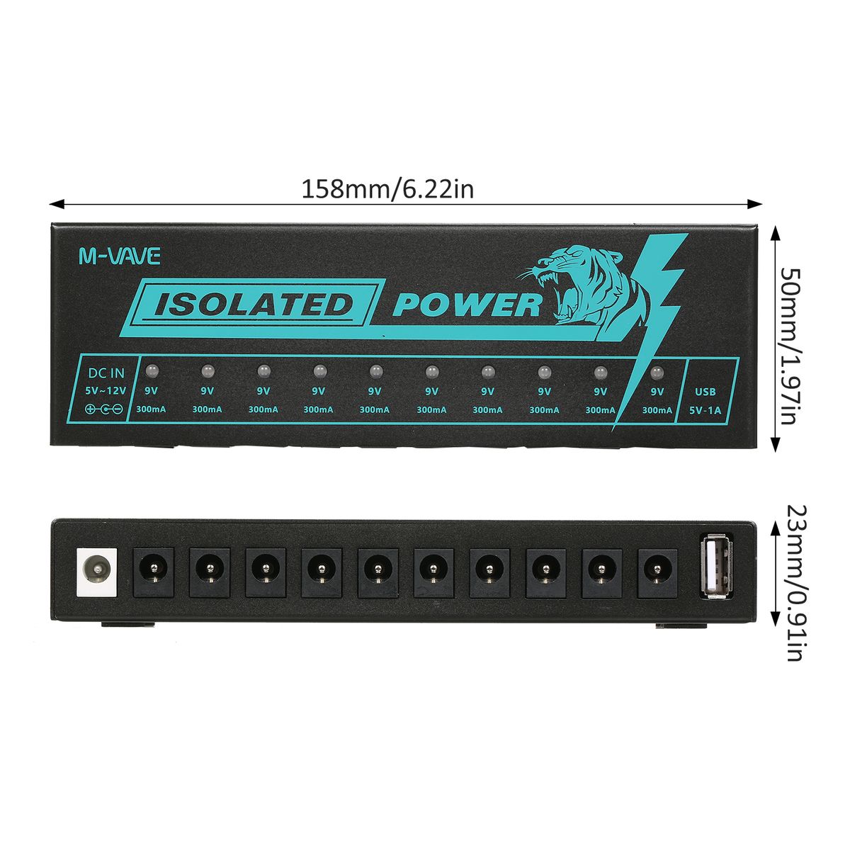 M-VAVE Guitar Pedal  Guitar Effector  Supply 10 Isolated