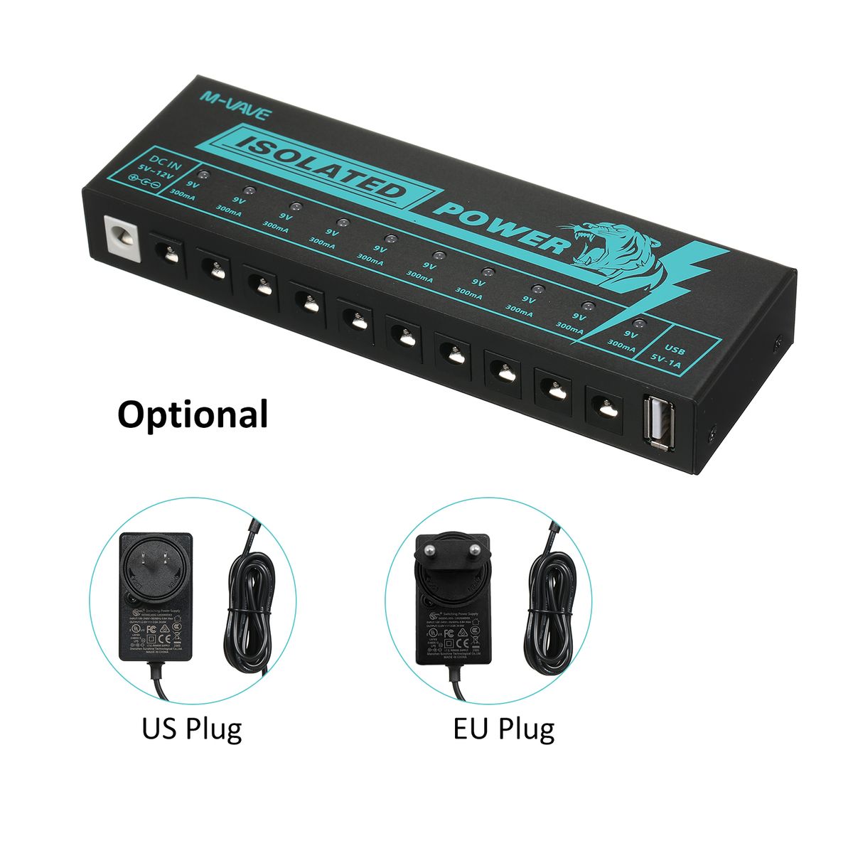 M-VAVE Guitar Pedal  Guitar Effector  Supply 10 Isolated