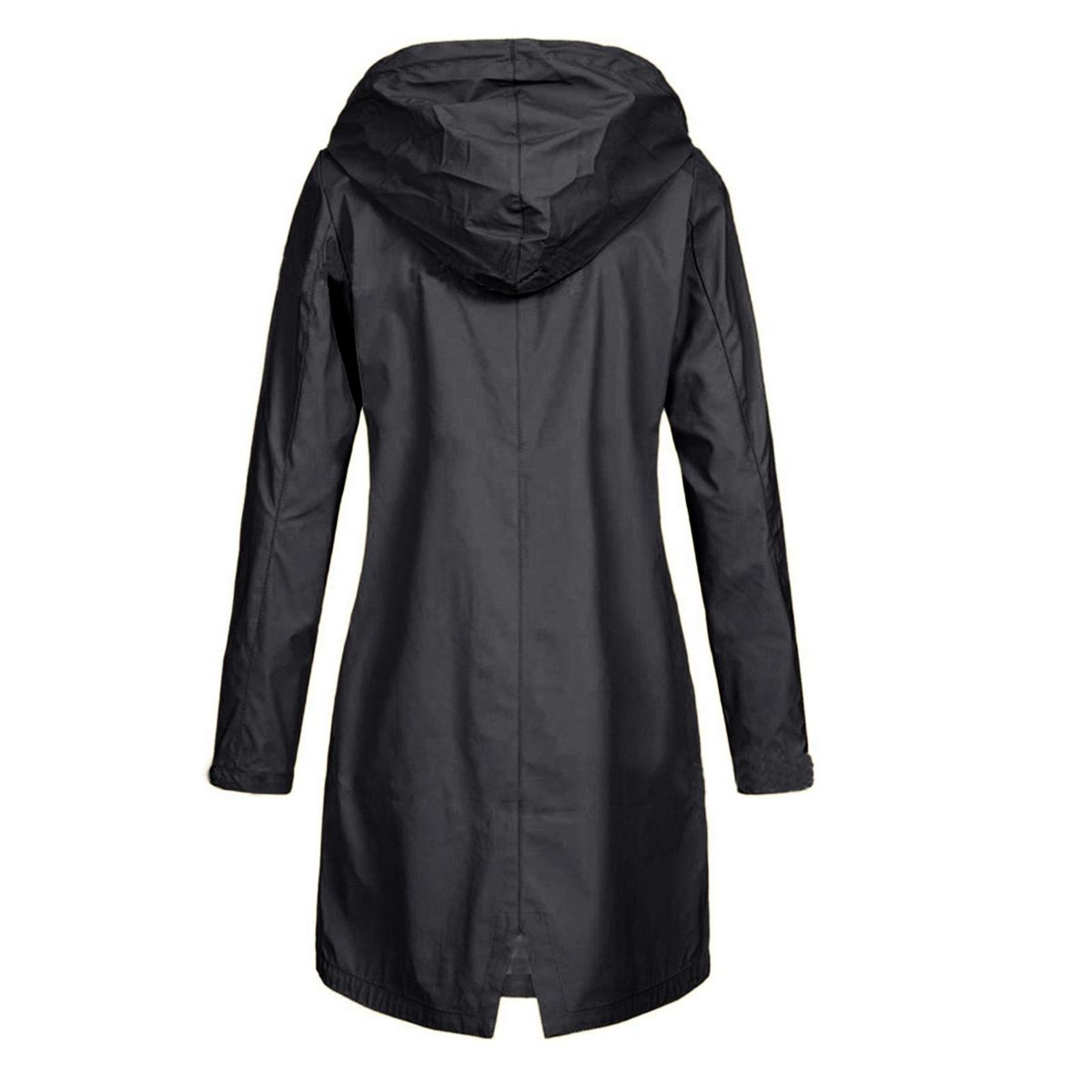 Women's Outdoor Rain Coat Hooded Windproof