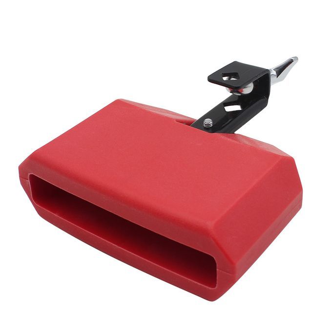 Low Pitched Plastic Cowbell W/ Mallet For Cow Bell Bracket Red High