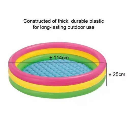 Intex Inflatable Swimming Pool - 1.14m X 25cm