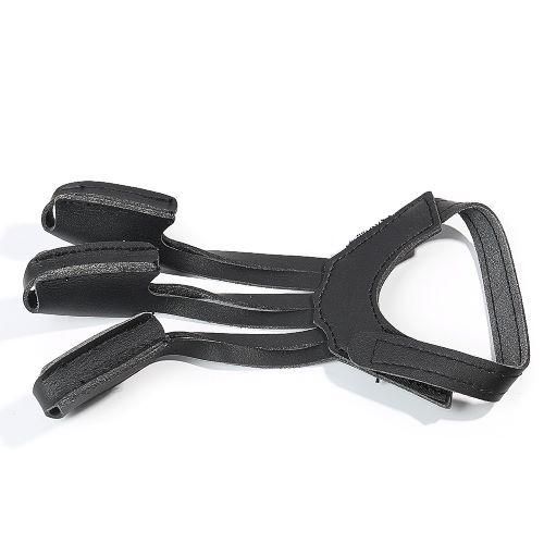 Hunting Shooting Gloves Cowhide Recurve Bow Three Finger Protector