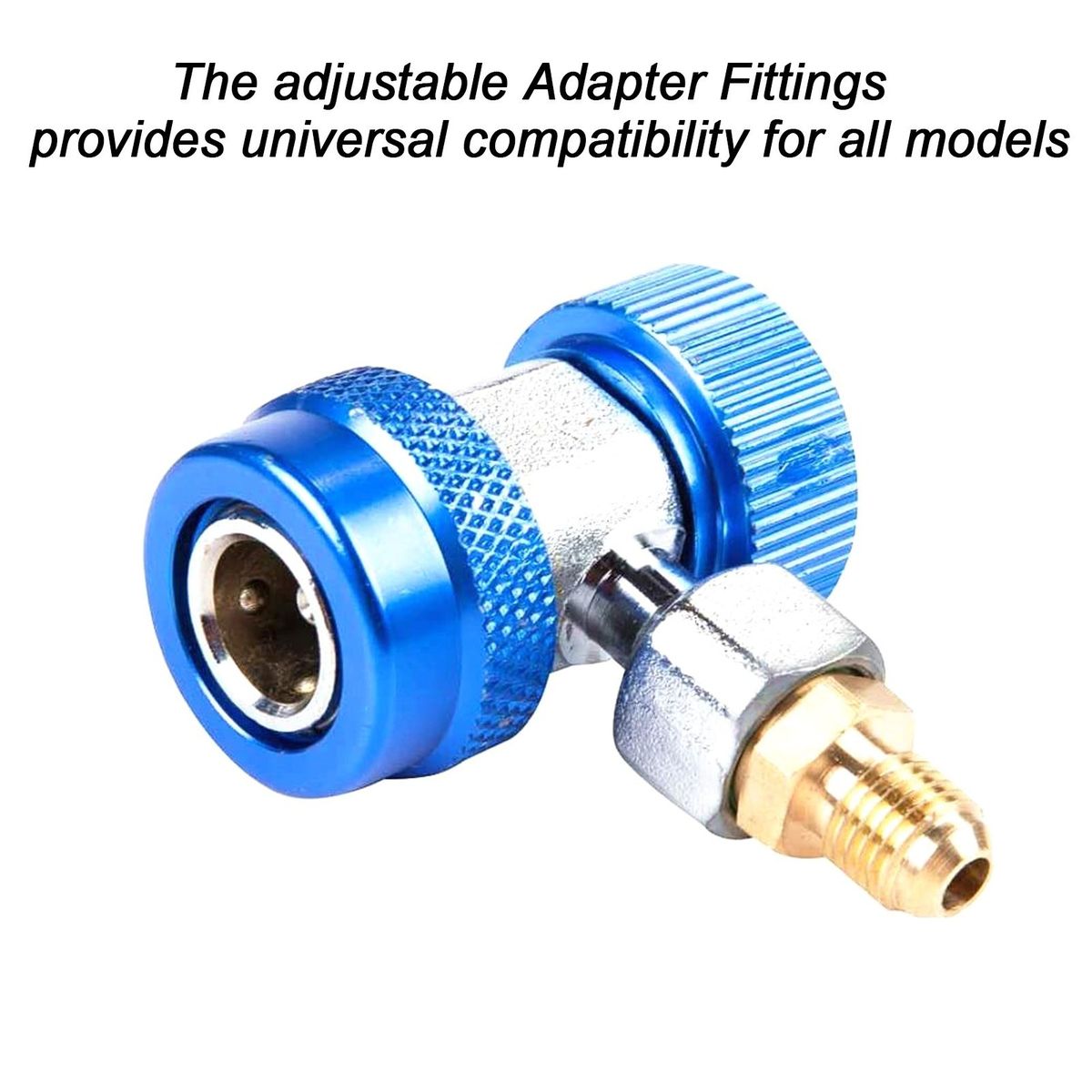 Adjustable R134A Adapter Fittings With High-Low Quick