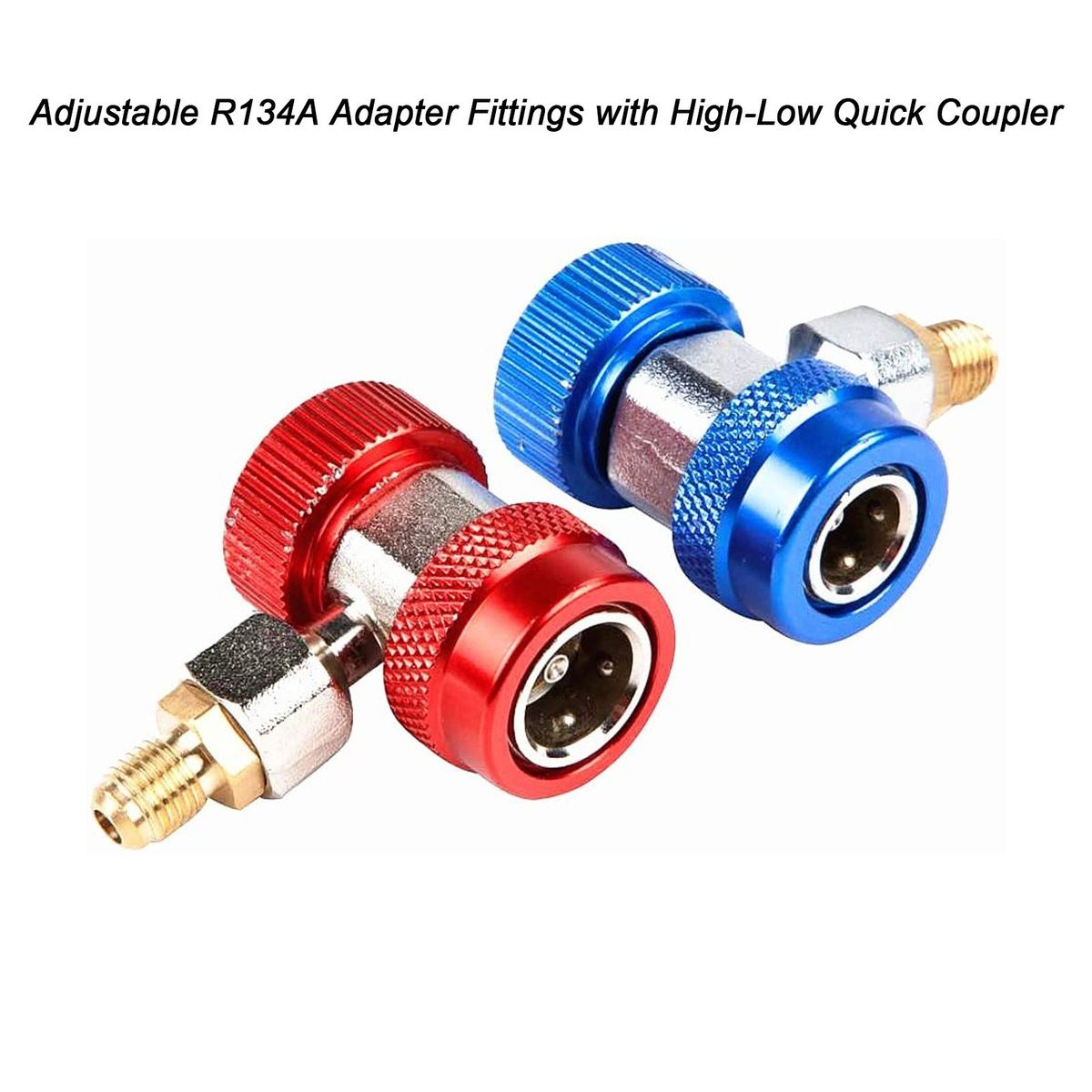 Adjustable R134A Adapter Fittings With High-Low Quick