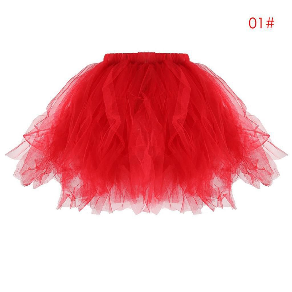 Mom Daughter Sparkly Sequin Ballet Tutu Party Fancy Dress Adult Red