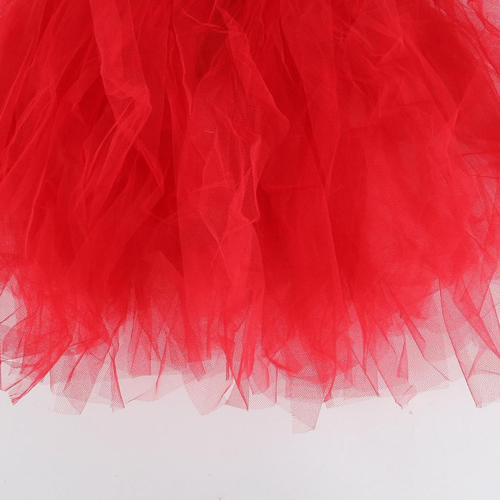 Mom Daughter Sparkly Sequin Ballet Tutu Party Fancy Dress Adult Red