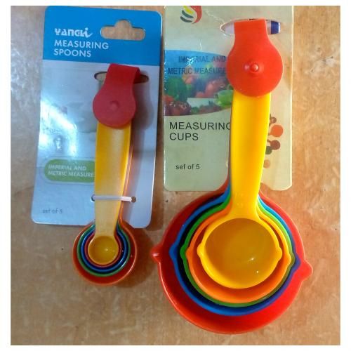 MEASURING CUPS AND MEASURING SPOONS SETS - 10 PIECES