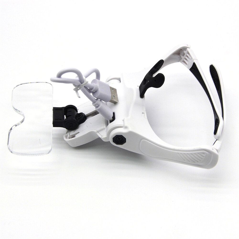300mah Professional Magnifying Glasses With 5 Lens 1X-3.5X 4