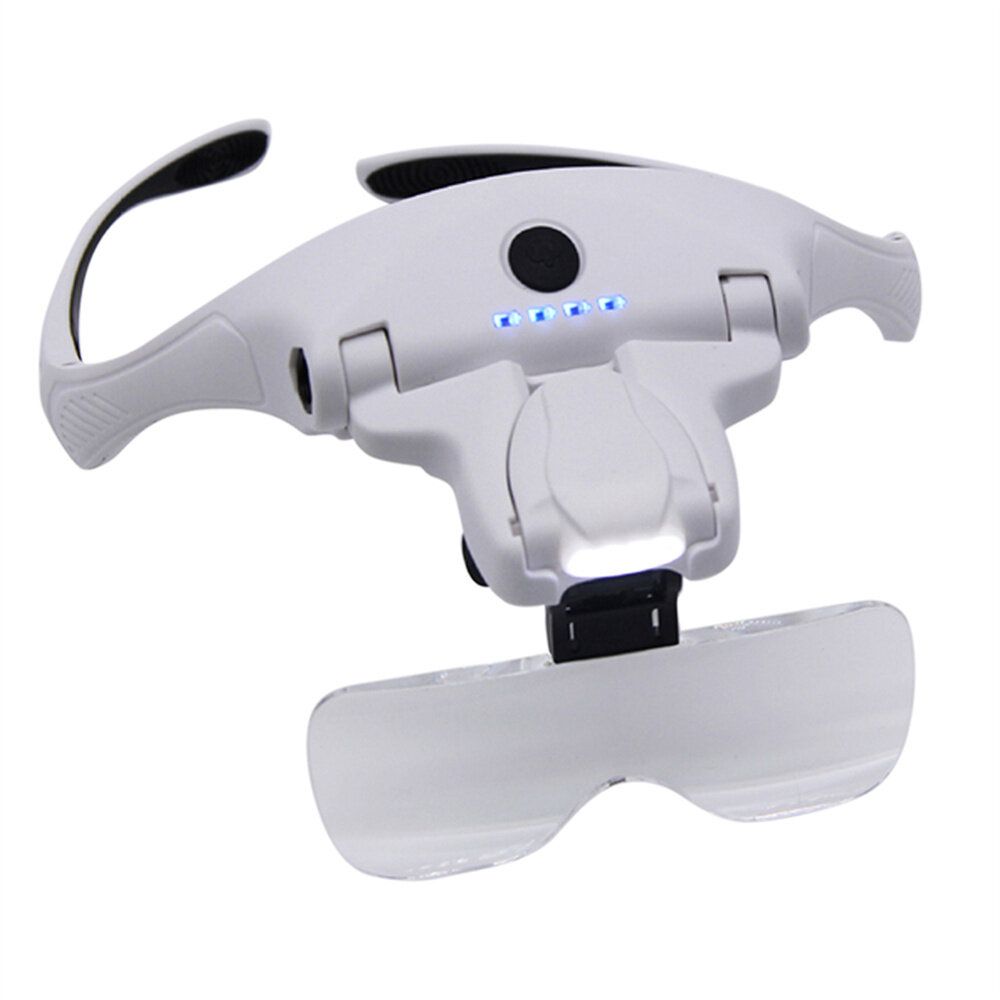 300mah Professional Magnifying Glasses With 5 Lens 1X-3.5X 4