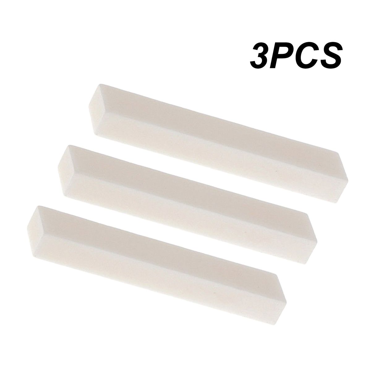 3PCS Guitar Blank Bone Nuts For Electric Bass Guitar