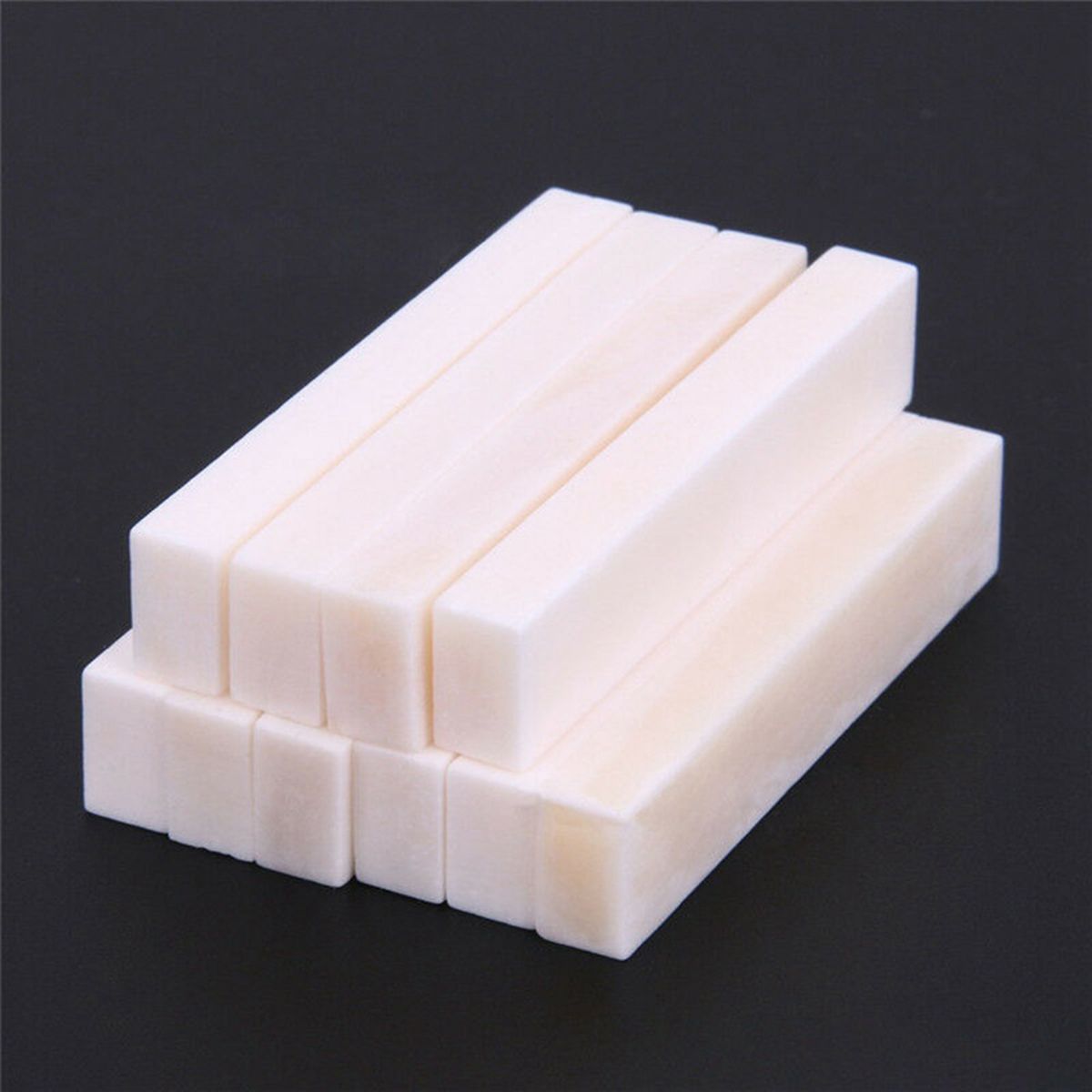 3PCS Guitar Blank Bone Nuts For Electric Bass Guitar