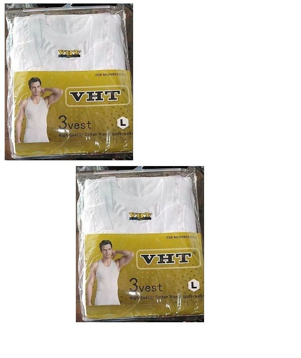 Men Singlet 2 Pack (6 Pieces)