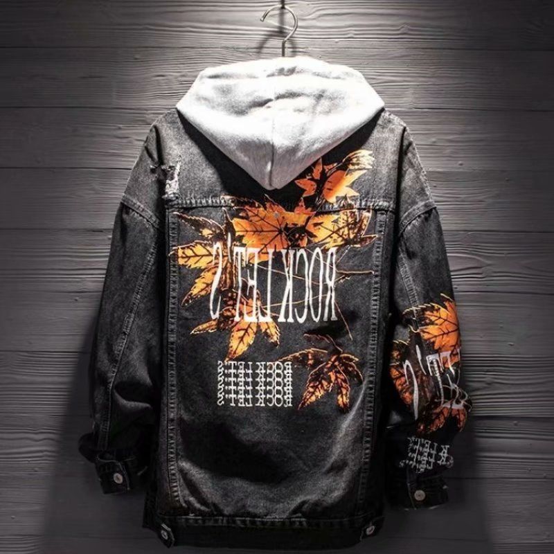 Male Hooded Jacket Coat