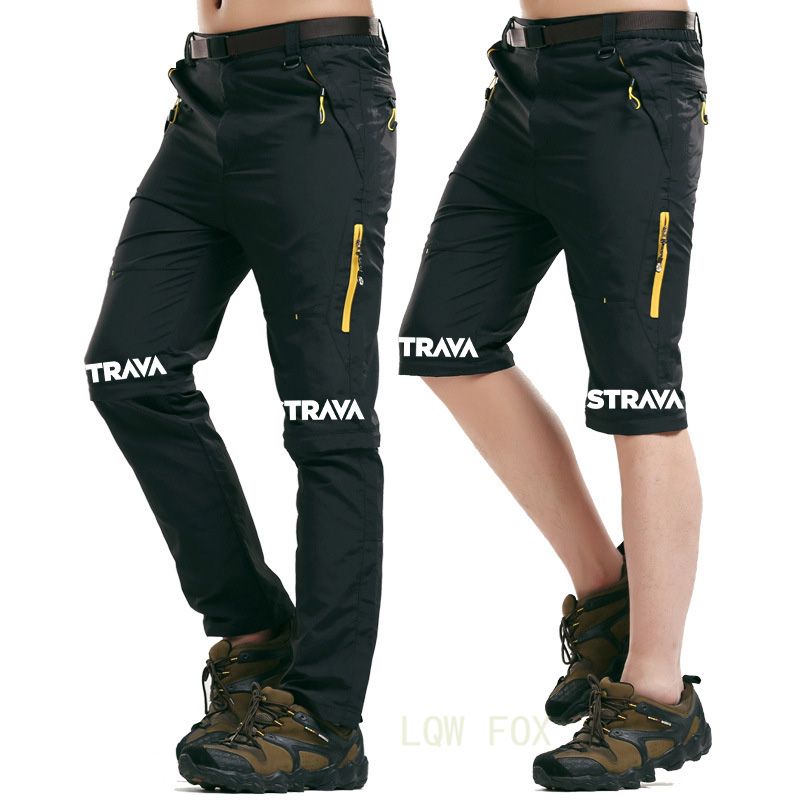 Quick Dry Removable Sweatpants Thin Riding Bike Mtb Clothing Mountain Motorcycle Cycling Shorts DkYL