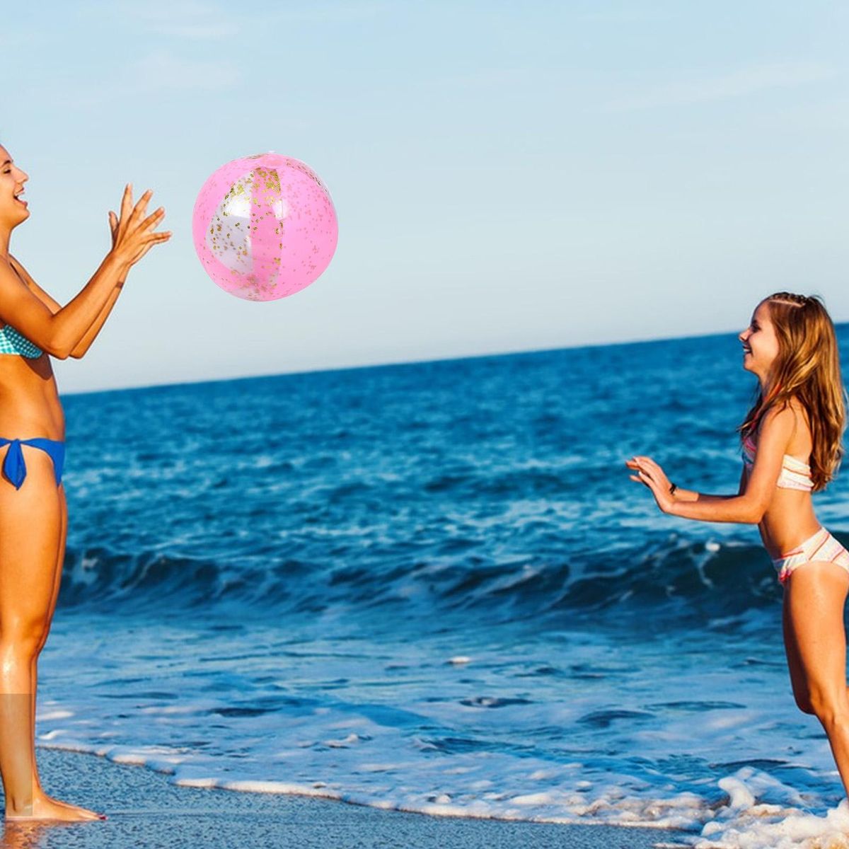 Beach Ball Kids Float Beach Ball Toy Pink